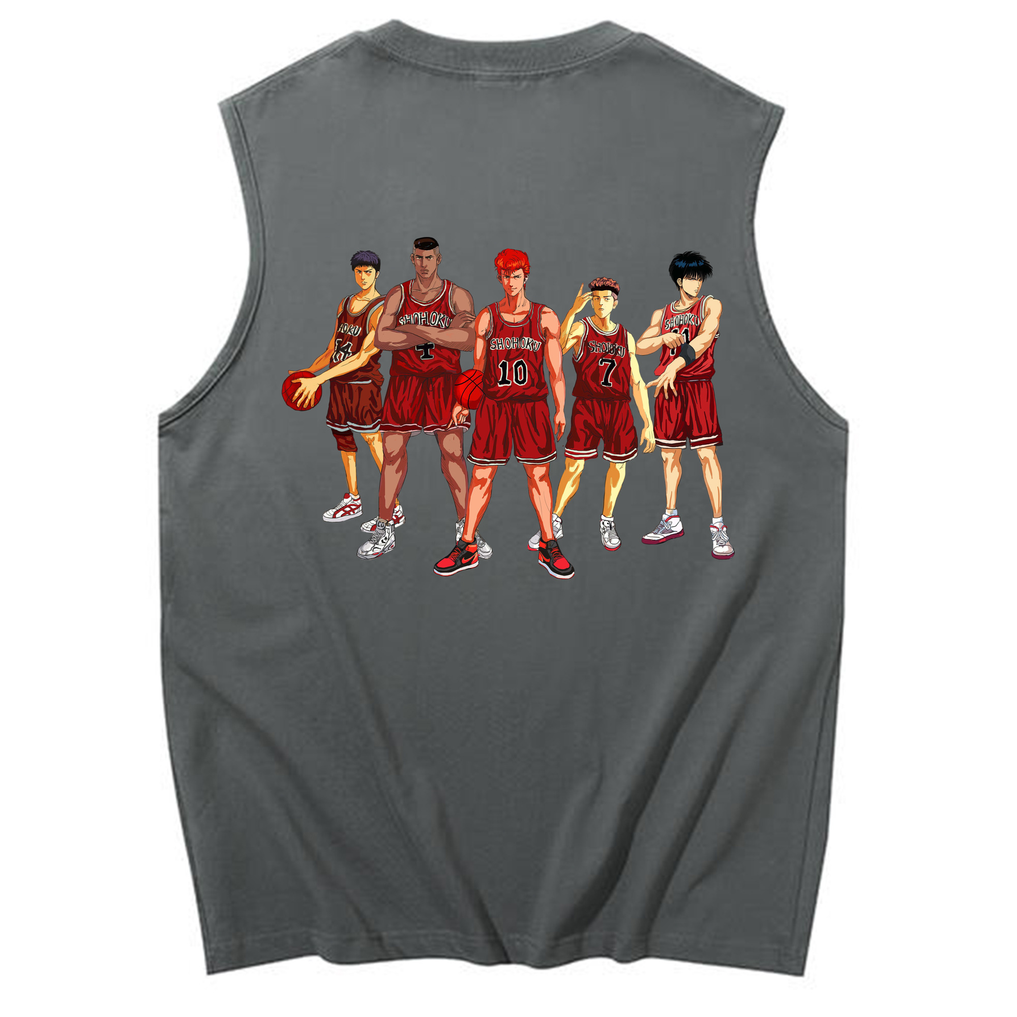 （画像用） SLAM DUNK／スラムダンク コットン100％タンクトップ（背面プリント）